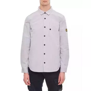 Куртка link overshirt Barbour, серый