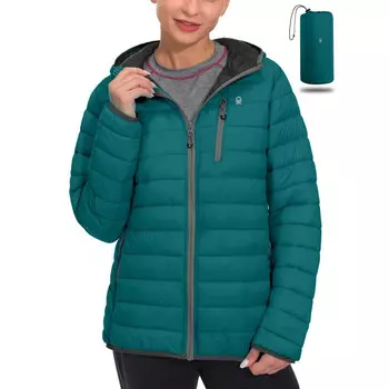 Куртка Little Donkey Andy Packable Lightweight, зеленый