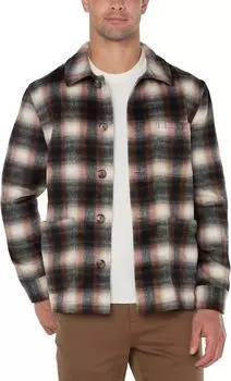 Куртка Liverpool Los Angeles Patch Pocket Shacket, цвет Cream/Rust Multi