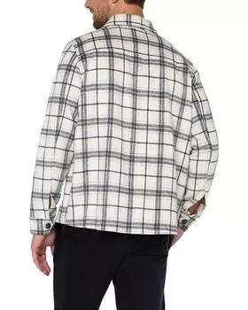 Куртка Liverpool Los Angeles Shirt Jacket, цвет Cream/Navy Plaid