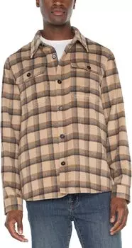 Куртка Liverpool Los Angeles Shirt Jacket, цвет Tan Brown Multi