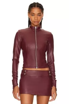 Куртка LOBA Adriana Faux Leather, цвет Burgundy