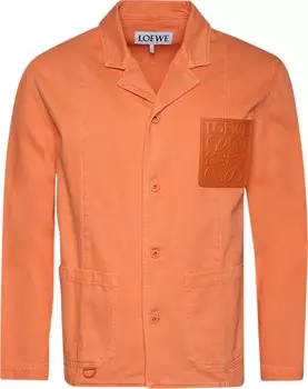 Куртка Loewe Anagram Workwear Jacket 'Orange', оранжевый