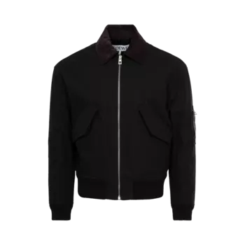 Куртка Loewe Bomber 'Black', черный