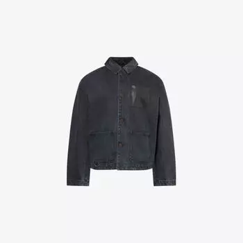 Куртка Loewe джинсовая свободного кроя, черный