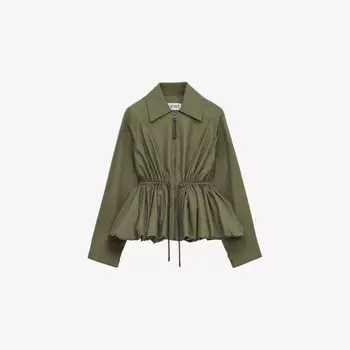 Куртка Loewe с кулиской на талии, хаки