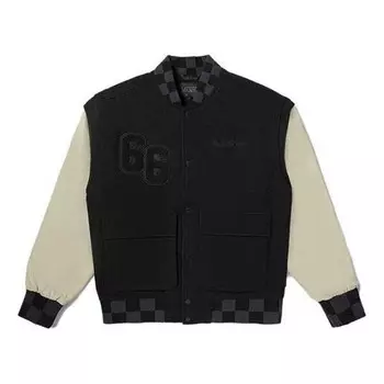 Куртка logo baseball jacket 'black' Vans, черный