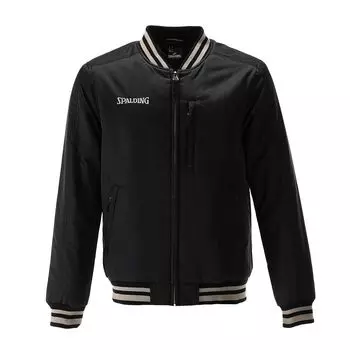 Куртка Logo Bomber Jacket Spalding, цвет Schwarz
