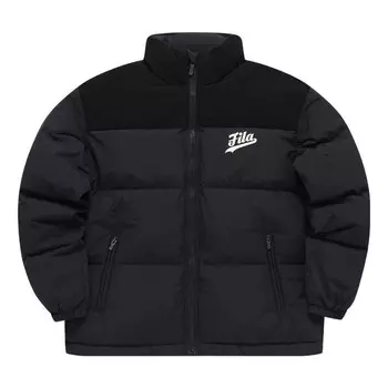 Куртка logo down jacket 'black' Fila Fusion, черный