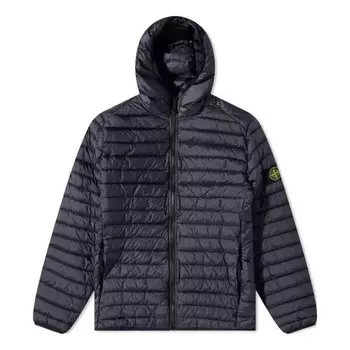 Куртка logo patch down padded 'navy' Stone Island, синий