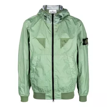 Куртка logo patch puffer jacket 'sage' Stone Island, зеленый