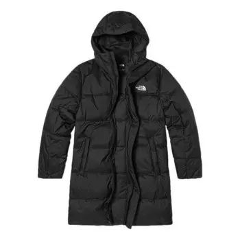 Куртка logo-print coat 'black' The North Face, черный