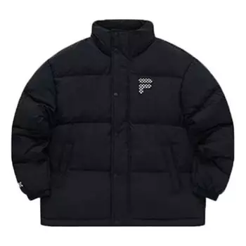Куртка logo printed down jacket 'black' Fila Fusion, черный