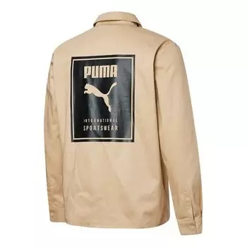 Куртка logo printing retro cargo jacket Puma, бежевый