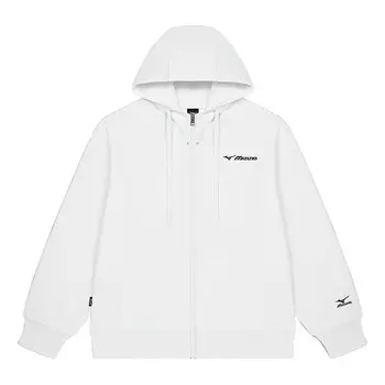 Куртка logo solid jacket 'white' Mizuno, белый