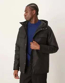 Куртка longwell wax черного цвета Barbour International