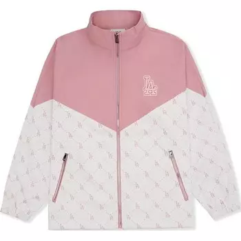Куртка Los Angeles Dodgers Monogram Unisex Hemp Pink Mlb, цвет Hemp pink