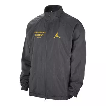 Куртка los angeles lakers courtside nba jam jacket asia sizing 'medium ash purple smoke' Air Jordan, мультиколор