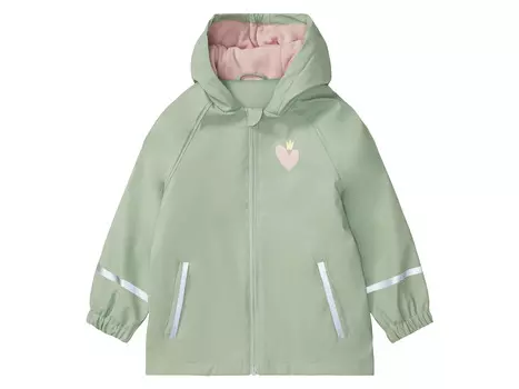 Куртка lupilu для малышей из грязи и грязи, ветрозащитная и водонепроницаемая, бирюзовый