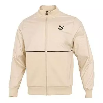 Куртка luxe jacket 'beige' Puma, бежевый