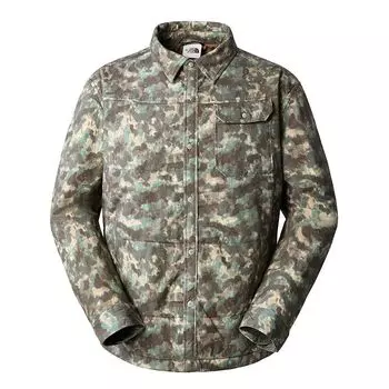 Куртка M66 STUFFED SHIRT JACKET The North Face, цвет Military Olive Stippled Camo Print