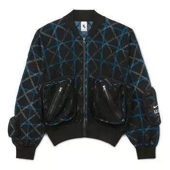 Куртка ma-1 bomber multiple pockets knit aviator jacket black Nike, черный
