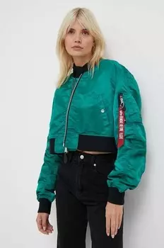 Куртка MA-1 BOXY WMN Alpha Industries, бирюзовый