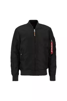 Куртка ма-1 вф 59 длинная Alpha Industries, черный