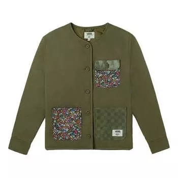 Куртка made with liberty fabric jacket 'olive green' Vans, зеленый