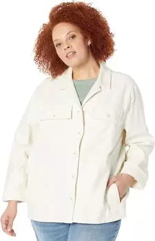 Куртка Madewell Plus Drakefield Shirt-Jacket in Ecru, цвет Vintage Canvas