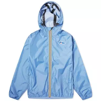 Куртка Maison Kitsun X K-Way Claude, цвет Drifter Blue