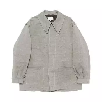 Куртка Maison Margiela Twill Oversize Jacket 'Grey', серый