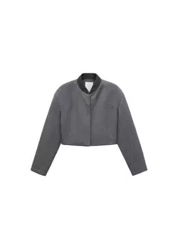 Куртка MANGO Between-Season Siena, серый