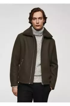 Куртка Mango, хаки