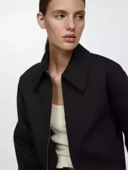 Куртка Mango You Zip, черный