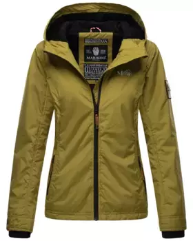Куртка Marikoo Outdoor "Blackberry", спортивная переходная куртка с капюшоном, зеленый