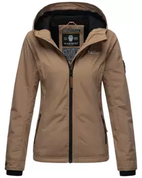 Куртка Marikoo Outdoor "Blackberry", спортивная переходная куртка с капюшоном, коричневый