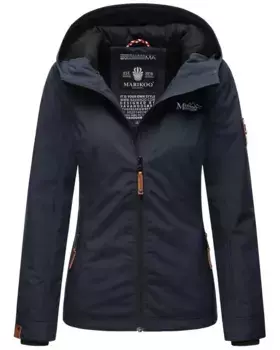 Куртка Marikoo Outdoor "Blackberry", спортивная переходная куртка с капюшоном, цвет морской волны