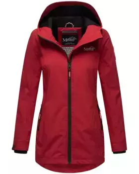 Куртка Marikoo Outdoor "Honeyberry", спортивная переходная куртка с капюшоном, красный