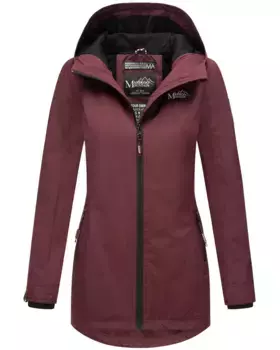 Куртка Marikoo Outdoor "Honeyberry", спортивная переходная куртка с капюшоном, цвет Wine