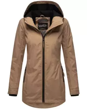 Куртка Marikoo Outdoor "Honeyberry", спортивная переходная куртка с капюшоном, коричневый