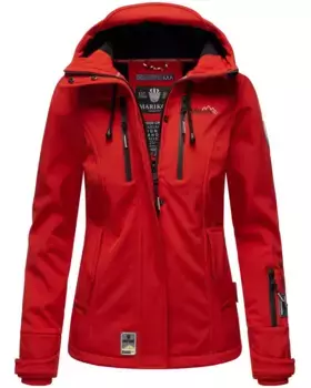 Куртка Marikoo Softshell "Little Zicke", спортивная функциональная куртка, красный