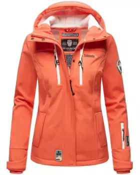 Куртка Marikoo Softshell "Little Zicke", спортивная функциональная куртка, коралловый
