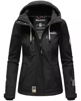 Куртка Marikoo Softshell "Little Zicke", спортивная функциональная куртка, черный