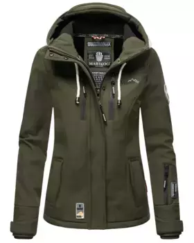Куртка Marikoo Softshell "Little Zicke", спортивная функциональная куртка, зеленый