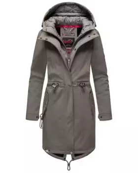 Куртка Marikoo Softshell "Mountain Presanella" с двойным воротником, серый