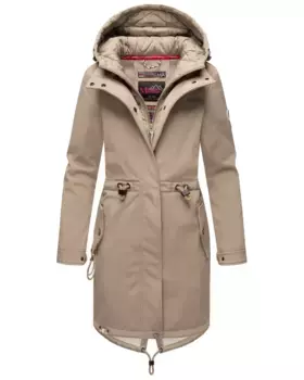 Куртка Marikoo Softshell "Mountain Presanella" с двойным воротником, коричневый