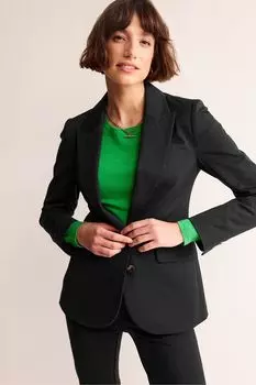 Куртка Мэрилебон би-стрейч Boden, черный