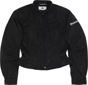Куртка Marine Serre Racing Moire Jacket 'Black', черный