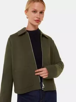 Куртка marla ponte застегивается на молнию Whistles, хаки